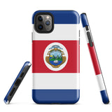 Costa Rica Rican Flag iPhone 15 14 13 12 11 Pro Max Plus Mini Phone Case iPhone Tough Rugged Protective iPhone case