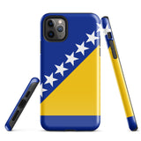 Bosnien und Herzegowina Bosnische Flagge iPhone Hülle 15 14 13 12 11 Pro Max Plus Mini Geschenkideen Landgeschenk für Sie Ihn Ideen Reise Souvenir