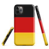 Deutschland Deutschland Flagge iPhone Hülle 15 14 13 12 11 Pro Max Plus Mini Geschenkideen Landkarte Skyline Geschenk für Sie Ihn Ideen Reise Souvenir