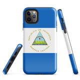 Nicaragua Nicaraguan Flag iPhone Case 15 14 13 12 11 Pro Max Plus Mini Gift Ideas Country Map  Gift For Her Him Ideas Travel  Souvenir