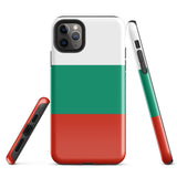 Bulgaria Bandera de Bulgaria Funda para iPhone 15 14 13 12 11 Pro Max Plus Mini Carcasa protectora rígida resistente y brillante de goma