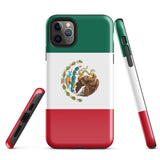 Mexico Mexican Flag iPhone Case 15 14 13 12 11 Pro Max Plus Mini Tough Fitted Hard Protective Shell Glossy Rubber Phone Case Gift Idea