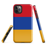 Funda para iPhone 15, 14, 13, 12, 11 Pro Max Plus Mini con bandera de Armenia, regalo de recuerdo de viaje