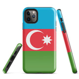 Azerbaijan Azerbaijani Flag iPhone Case 15 14 13 12 11 Pro Max Plus Mini Gift Travel Souvenir