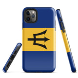 Funda para iPhone 15, 14, 13, 12, 11 Pro Max Plus Mini con bandera de Barbados, regalo de recuerdo de viaje