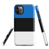 Funda para iPhone 15, 14, 13, 12, 11 Pro Max Plus Mini con bandera de Estonia, regalo de recuerdo de viaje