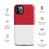 Monaco Monégasque Flag iPhone Case 15 14 13 12 11 Pro Max Plus Mini Gift Travel Souvenir