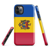 Moldawien Moldawische Flagge iPhone Hülle 15 14 13 12 11 Pro Max Plus Mini Geschenk Reise Souvenir