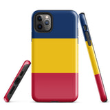 Funda para iPhone 15, 14, 13, 12, 11 Pro Max Plus Mini con bandera de Chad, regalo de recuerdo de viaje