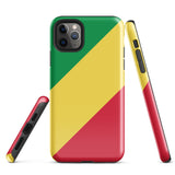 Funda para iPhone 15, 14, 13, 12, 11 Pro Max Plus Mini con bandera del Congo, regalo de recuerdo de viaje