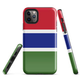 Gambia Gambian Flag iPhone Case 15 14 13 12 11 Pro Max Plus Mini Gift Travel Souvenir