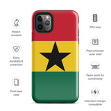 Ghana Ghanaian Flag iPhone Case 15 14 13 12 11 Pro Max Plus Mini Gift Travel Souvenir