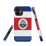 Costa Rica Rican Flag iPhone 15 14 13 12 11 Pro Max Plus Mini Phone Case iPhone Tough Rugged Protective iPhone case