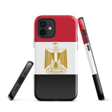 Funda para iPhone con la bandera de Egipto 15, 14, 13, 12 y 11 Pro Max Plus Mini Ideas para regalos Mapa del país Horizonte Regalo para ella Ideas para él Recuerdo de viaje
