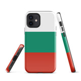 Bulgaria Bandera de Bulgaria Funda para iPhone 15 14 13 12 11 Pro Max Plus Mini Carcasa protectora rígida resistente y brillante de goma