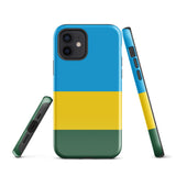 Rwanda Rwandan Flag iPhone Case 15 14 13 12 11 Pro Max Plus Mini Gift Ideas Country Map Skyline Gift For Her Him Ideas Travel  Souvenir