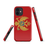 Montenegro Montenegrin Flag iPhone Case 15 14 13 12 11 Pro Max Plus Mini Gift Ideas Country Map Skyline Gift Travel  Souvenir