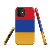 Funda para iPhone 15, 14, 13, 12, 11 Pro Max Plus Mini con bandera de Armenia, regalo de recuerdo de viaje