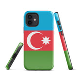 Azerbaijan Azerbaijani Flag iPhone Case 15 14 13 12 11 Pro Max Plus Mini Gift Travel Souvenir