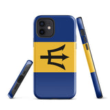 Funda para iPhone 15, 14, 13, 12, 11 Pro Max Plus Mini con bandera de Barbados, regalo de recuerdo de viaje