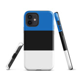 Funda para iPhone 15, 14, 13, 12, 11 Pro Max Plus Mini con bandera de Estonia, regalo de recuerdo de viaje