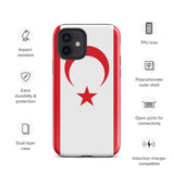 Funda para iPhone 15, 14, 13, 12, 11 Pro Max Plus Mini con la bandera de Chipre del Norte, regalo de recuerdo de viaje
