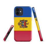 Moldawien Moldawische Flagge iPhone Hülle 15 14 13 12 11 Pro Max Plus Mini Geschenk Reise Souvenir