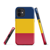Funda para iPhone 15, 14, 13, 12, 11 Pro Max Plus Mini con bandera de Chad, regalo de recuerdo de viaje