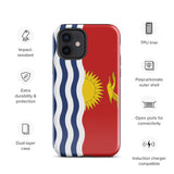 Funda para iPhone 15, 14, 13, 12, 11 Pro Max Plus Mini con bandera de Kiribati, regalo de recuerdo de viaje