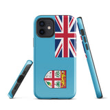 Fiji Flag iPhone Case 15 14 13 12 11 Pro Max Plus Mini Gift Travel Souvenir