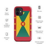Grenada Grenadian Flag iPhone Case 15 14 13 12 11 Pro Max Plus Mini Gift Travel Souvenir
