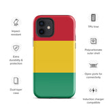 Funda para iPhone 15, 14, 13, 12, 11 Pro Max Plus Mini con bandera de Guinea, regalo de recuerdo de viaje