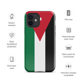 Funda para iPhone 15, 14, 13, 12, 11 Pro Max Plus Mini con bandera jordana, regalo de recuerdo de viaje