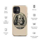 Funda para iPhone 15, 14, 13, 12, 11 Pro Max Plus Mini de Benjamin Franklin, regalo de viaje, recuerdo personalizado, nombre de ciudad