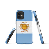 Argentina Argentinian Flag  iPhone 15 14 13 12 11 Pro Max Plus Mini Phone Case iPhone Tough Rugged Protective iPhone case