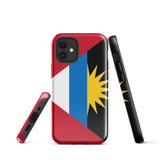 Antigua and Barbuda Flag iPhone case 15 14 13 12 11 Pro Max Plus Mini Antigua and Barbuda Bandana Map Gift Ideas