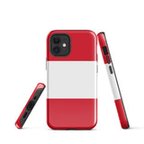 Funda para iPhone 15, 14, 13, 12 y 11 Pro Max Plus Mini con bandera peruana, ideas para regalos, mapa del país, horizonte, regalo para ella, ideas para él, recuerdo de viaje