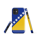 Bosnien und Herzegowina Bosnische Flagge iPhone Hülle 15 14 13 12 11 Pro Max Plus Mini Geschenkideen Landgeschenk für Sie Ihn Ideen Reise Souvenir