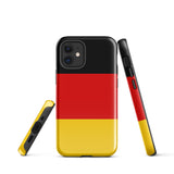 Deutschland Deutschland Flagge iPhone Hülle 15 14 13 12 11 Pro Max Plus Mini Geschenkideen Landkarte Skyline Geschenk für Sie Ihn Ideen Reise Souvenir