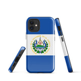Funda para iPhone 15, 14, 13, 12, 11 Pro Max Plus Mini con bandera salvadoreña, ideas para regalos, mapa del país, regalo para ella, ideas para él, recuerdo de viaje