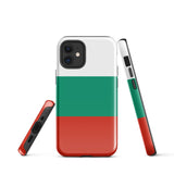 Bulgaria Bandera de Bulgaria Funda para iPhone 15 14 13 12 11 Pro Max Plus Mini Carcasa protectora rígida resistente y brillante de goma