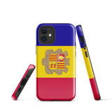 Andorra Flag iPhone Case 15 14 13 12 11 Pro Max Plus Mini Gift Ideas Country Map Skyline Gift For Her Him Ideas Travel  Souvenir