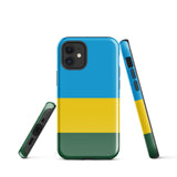 Rwanda Rwandan Flag iPhone Case 15 14 13 12 11 Pro Max Plus Mini Gift Ideas Country Map Skyline Gift For Her Him Ideas Travel  Souvenir