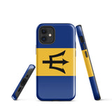 Funda para iPhone 15, 14, 13, 12, 11 Pro Max Plus Mini con bandera de Barbados, regalo de recuerdo de viaje