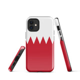 Funda para iPhone 15, 14, 13, 12, 11 Pro Max Plus Mini con bandera de Baréin, regalo de recuerdo de viaje