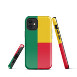 Funda para iPhone 15, 14, 13, 12, 11 Pro Max Plus Mini con bandera de Benín, regalo de recuerdo de viaje