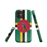 Dominica Dominican Flag iPhone Case 15 14 13 12 11 Pro Max Plus Mini Gift Travel Souvenir
