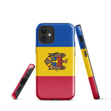 Moldawien Moldawische Flagge iPhone Hülle 15 14 13 12 11 Pro Max Plus Mini Geschenk Reise Souvenir