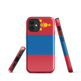 Mongolia Mongolian Flag iPhone Case 15 14 13 12 11 Pro Max Plus Mini Gift Travel Souvenir