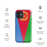 Funda para iPhone 15, 14, 13, 12, 11 Pro Max Plus Mini con bandera de Eritrea, regalo de recuerdo de viaje